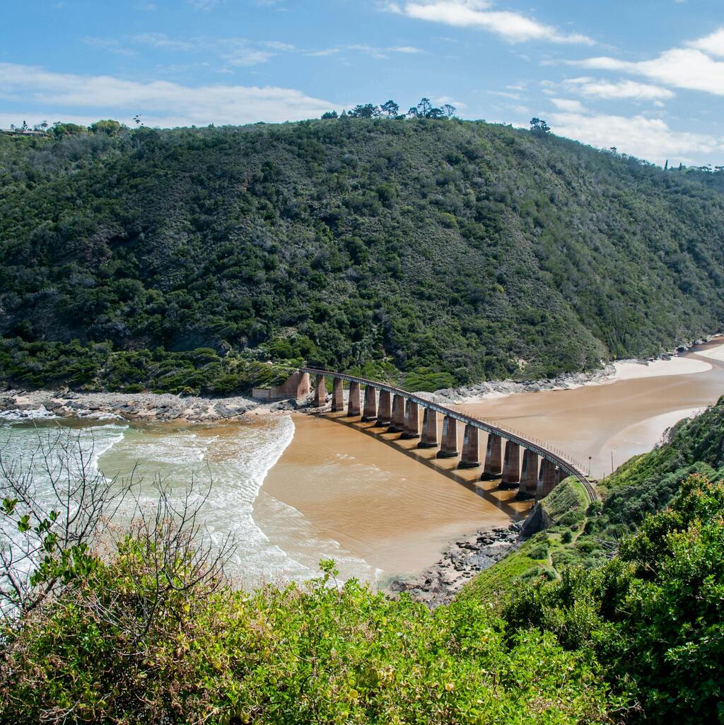 The Knysna Railway Bridge in South Africa.