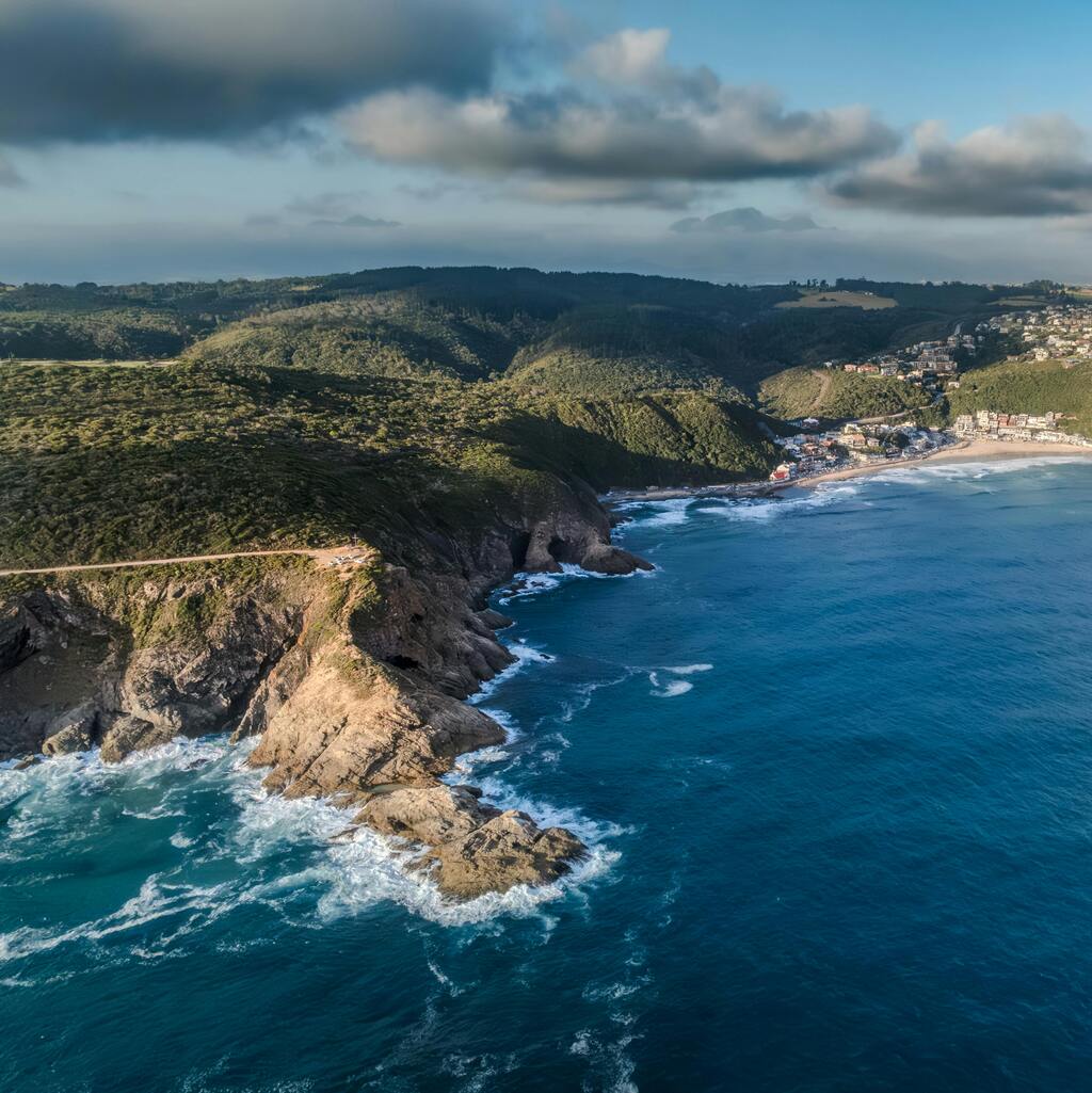 The Herold's Bay coastline in South Africa.